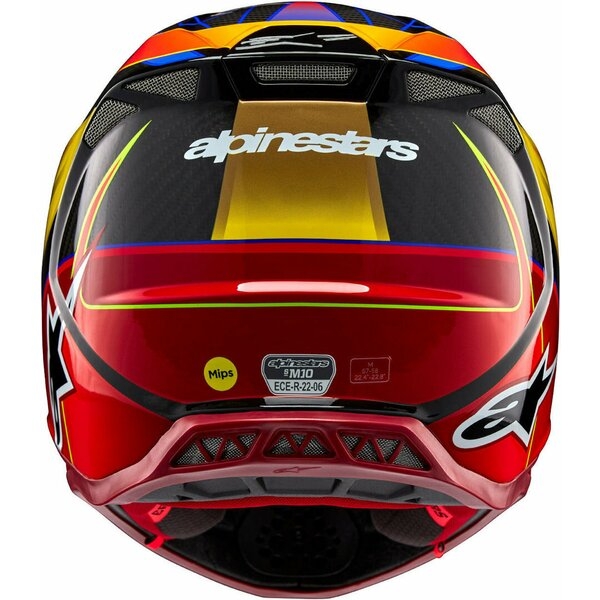 Casca cross-enduro ALPINESTARS SUPERTECH S-M10 ERA 2024 ECE 22.06 M Roz/Violet/Galben fluo, 9