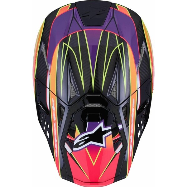 Casca cross-enduro ALPINESTARS SUPERTECH S-M10 ERA 2024 ECE 22.06 M Roz/Violet/Galben fluo, 15