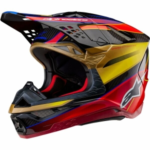 Casca cross-enduro ALPINESTARS SUPERTECH S-M10 ERA 2024 ECE 22.06 L Roz/Violet/Galben fluo, 2
