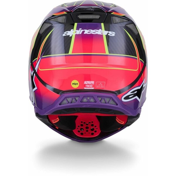 Casca cross-enduro ALPINESTARS SUPERTECH S-M10 ERA 2024 ECE 22.06 XL Albastru/Rosu/Galben fluo, 10