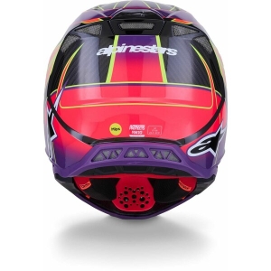 Casca cross-enduro ALPINESTARS SUPERTECH S-M10 ERA 2024 ECE 22.06 XL Albastru/Rosu/Galben fluo, 10