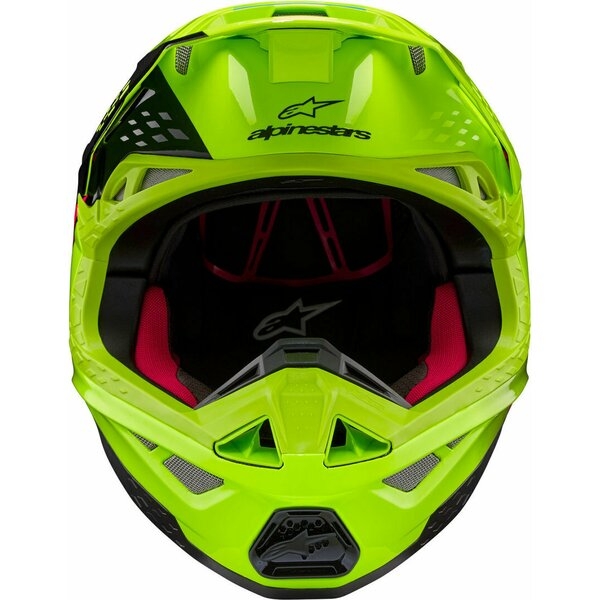 Casca cross-enduro ALPINESTARS SUPERTECH S-M10 UNITE 2024 ECE 22.06 L Galben fluo/Negru/Roz, 14
