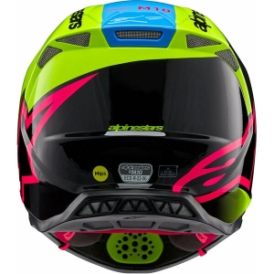 Casca cross-enduro ALPINESTARS SUPERTECH S-M10 UNITE 2024 ECE 22.06 L Galben fluo/Negru/Roz, 6
