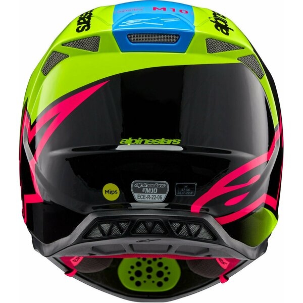 Casca cross-enduro ALPINESTARS SUPERTECH S-M10 UNITE 2024 ECE 22.06 XL Galben fluo/Negru/Roz, 12