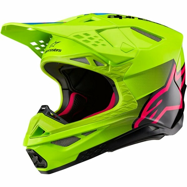 Casca cross-enduro ALPINESTARS SUPERTECH S-M10 UNITE 2024 ECE 22.06 XL Alb/Rosu, 2