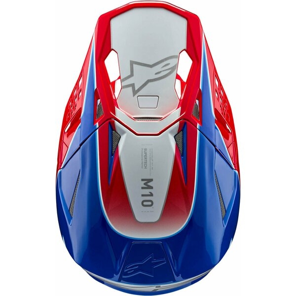 Casca cross-enduro ALPINESTARS SUPERTECH S-M10 AEON 2024 ECE 22.06 L Rosu/Albastru, 4