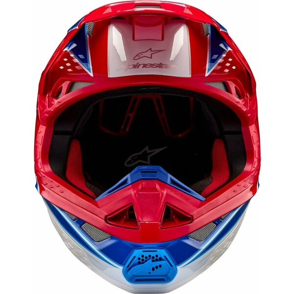 Casca cross-enduro ALPINESTARS SUPERTECH S-M10 AEON 2024 ECE 22.06 L Rosu/Albastru, 9