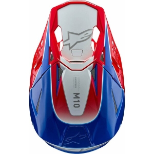 Casca cross-enduro ALPINESTARS SUPERTECH S-M10 AEON 2024 ECE 22.06 L Rosu/Albastru, 4