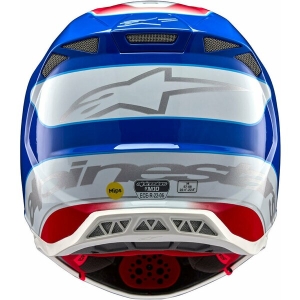 Casca cross-enduro ALPINESTARS SUPERTECH S-M10 AEON 2024 ECE 22.06 L Rosu/Albastru, 6