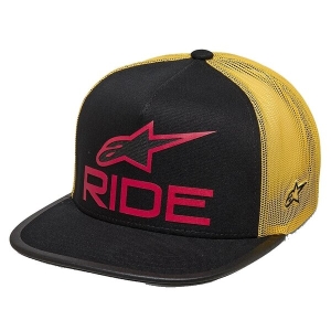 Sapca ALPINESTARS RIDE 4.0 TRUCKER Hat Rosu/Negru/Alb, 4