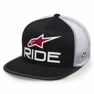 Sapca ALPINESTARS RIDE 4.0 TRUCKER Hat Negru/Alb/Rosu, 4