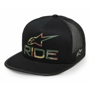 Sapca ALPINESTARS RIDE 4.0 CAMO TRUCKER Hat Negru, 6