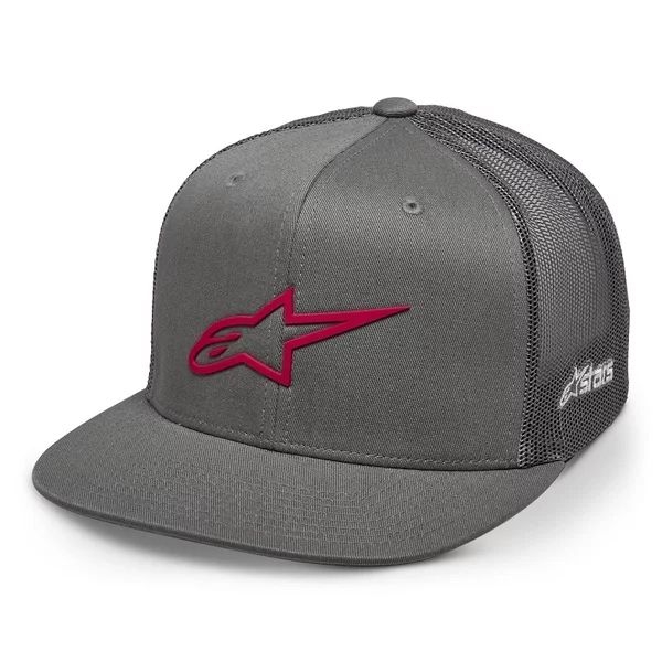 Sapca ALPINESTARS 3D AGELESS TRUCKER Hat Negru/Rosu, 6