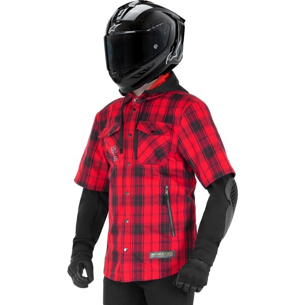 Camasa moto Alpinestars MO.ST.EQ TARTAN SHIRT M Gri inchis/Negru, 6