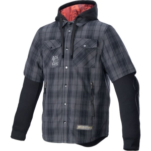 Camasa moto Alpinestars MO.ST.EQ TARTAN SHIRT XXL Gri inchis/Negru, 4
