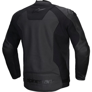 Geaca de piele ALPINESTARS FASTER V3 AIRFLOW 50 Negru/Negru, 6