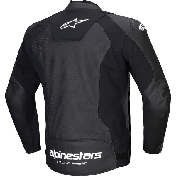 Geaca de piele ALPINESTARS FASTER V3 AIRFLOW 54 Negru/Negru, 9