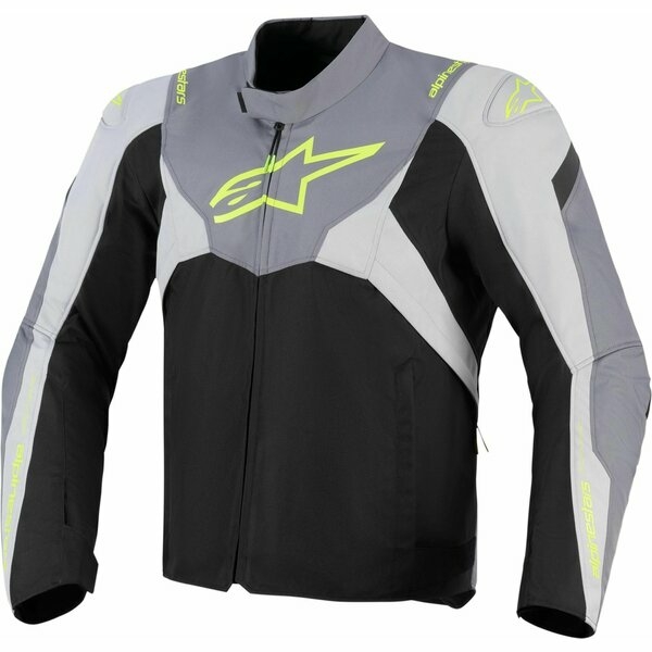 Geaca textil impermeabila ALPINESTARS T-JAWS V4 3XL Negru/Gri/Galben fluo, 10