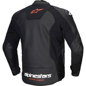 Geaca de piele ALPINESTARS FASTER V3 52 Negru/Rosu fluo, 10