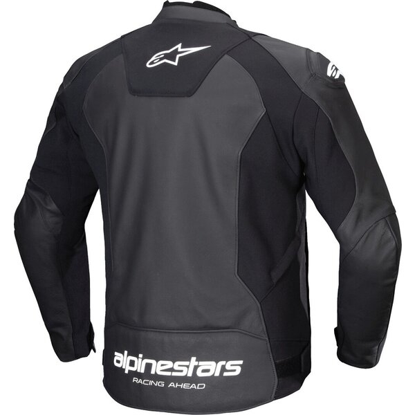 Geaca de piele ALPINESTARS FASTER V3 56 Negru/Negru, 3