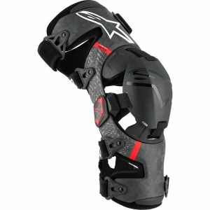 Set orteze genunchi ALPINESTARS SUPERTECH RK-10 PLASMA KNEE BRACE S Negru/Rosu