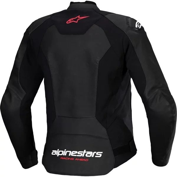 Geaca de piele dama ALPINESTARS STELLA FASTER V3 38 Negru/Alb/Coral, 7