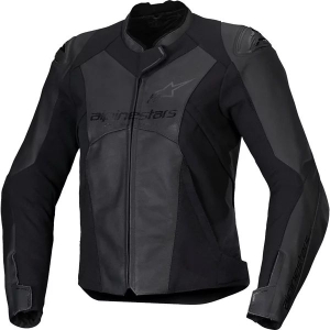 Geaca de piele dama ALPINESTARS STELLA FASTER V3 38 Negru/Alb/Coral, 9
