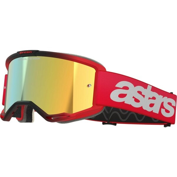 Ochelari cross-enduro ALPINESTARS VISION 5 BLAZE MIRROR GOGGLE Rosu/Auriu oglinda, 5