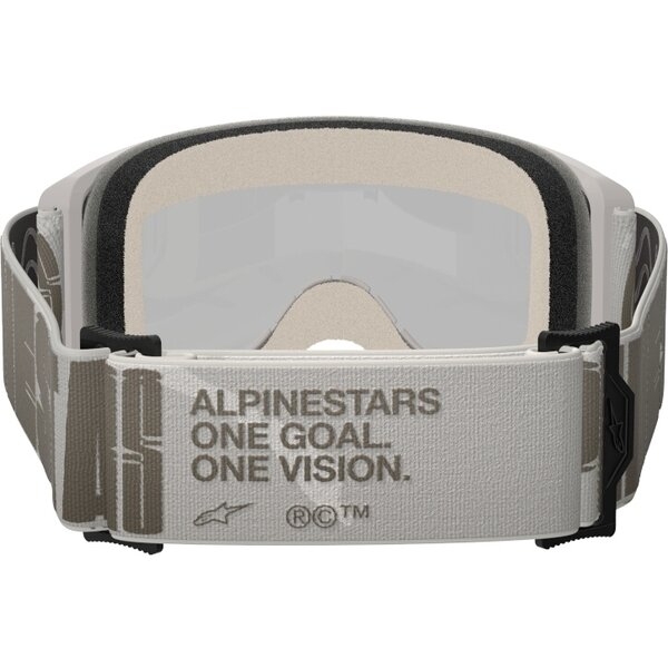 Ochelari cross-enduro ALPINESTARS VISION 5 HOLLOW MIRROR GOGGLE Bej/Auriu oglinda, 5