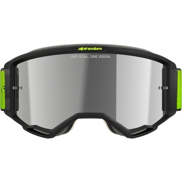 Ochelari cross-enduro ALPINESTARS VISION 5 HOLLOW MIRROR GOGGLE Bej/Auriu oglinda, 9