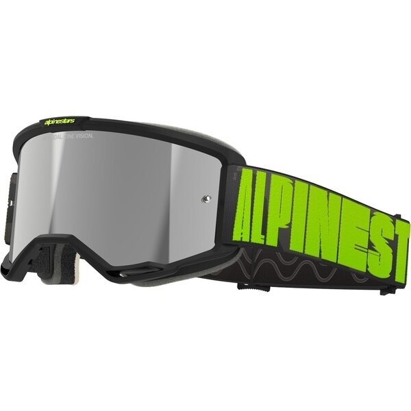 Ochelari cross-enduro ALPINESTARS VISION 5 HOLLOW MIRROR GOGGLE Bej/Auriu oglinda, 10