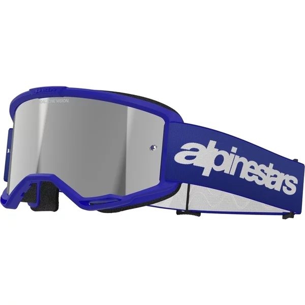 Ochelari cross-enduro ALPINESTARS VISION 3 WORDMARK MIRROR GOGGLE Rosu, 11