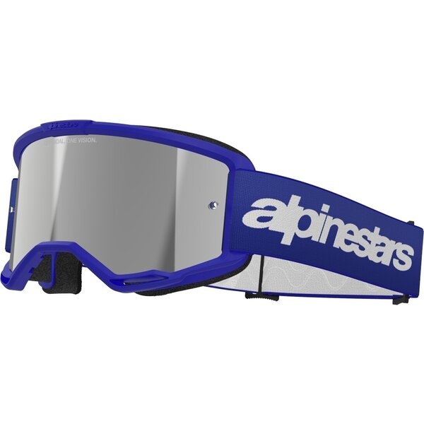 Ochelari cross-enduro ALPINESTARS VISION 3 WORDMARK MIRROR GOGGLE Galben fluo, 3