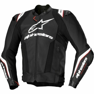 Geaca de piele sport ALPINESTARS MISSILE V3 IGNITION 48 Negru/Rosu fluo/Rosu