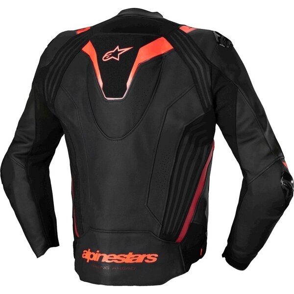 Geaca de piele sport ALPINESTARS MISSILE V3 IGNITION Negru/Alb 58, 5