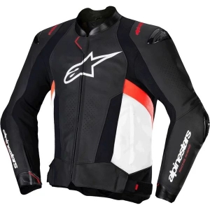 Geaca de piele sport ALPINESTARS MISSILE V3 56 Negru/Negru, 9