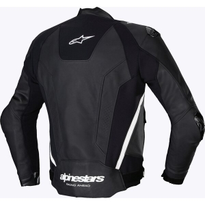 Geaca de piele sport ALPINESTARS MISSILE V3 Negru/Alb 60, 5