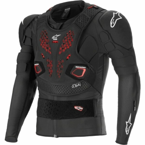Armura de protectie ALPINESTARS BIONIC PRO V3 PLASMA Negru/Rosu/Alb XXL