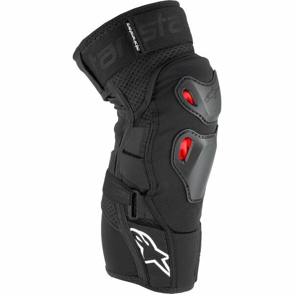 Protectii genunchi ALPINESTARS BIONIC PRO PLASMA Negru/Rosu/Alb S/M, 3