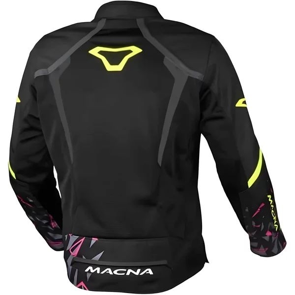 Geaca de vara textil MACNA GRISCO ALDEGUER EDITION M Negru/Galben fluo, 6
