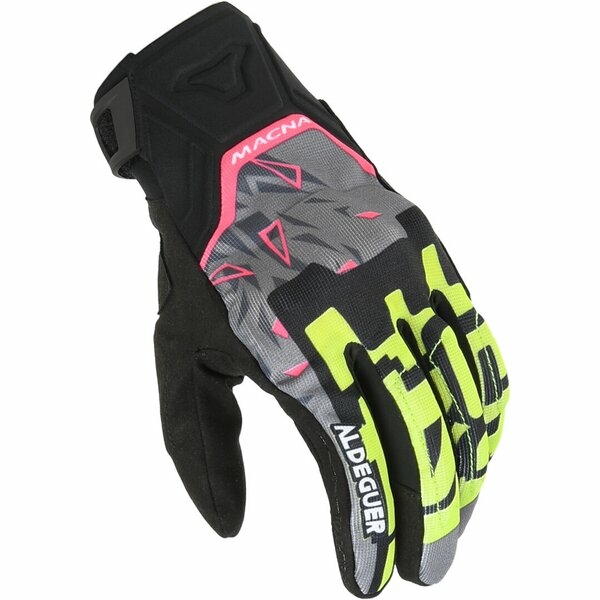 Manusi de vara MACNA RECON 2.0 ALDEGUER EDITION XL Negru/Galben fluo, 2