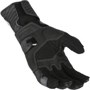 Manusi de piele vara MACNA SHELLAR XL Negru/Rosu, 3