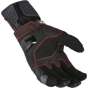 Manusi de piele vara MACNA SHELLAR XXL Negru/Rosu, 3
