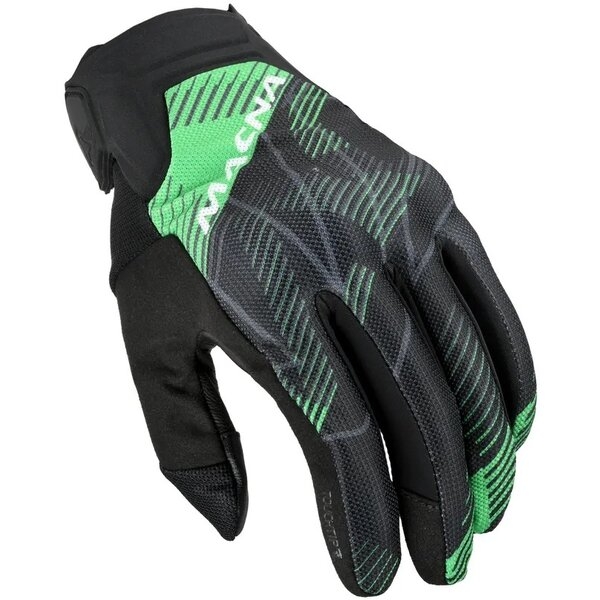 Manusi de piele MACNA OBTAIN LEATHER Negru/Alb XL, 22