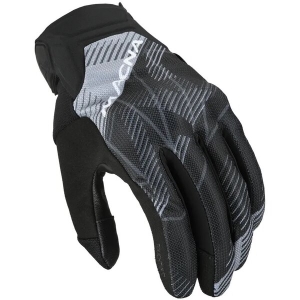 Manusi de piele MACNA OBTAIN LEATHER XXL Negru/Galben fluo, 17