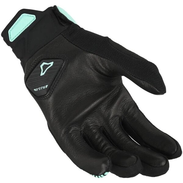 Manusi de piele dama MACNA OBTAIN LEATHER XS Negru/Verde mentă, 5