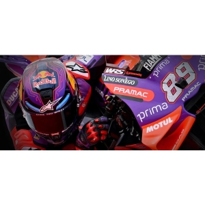 Casca integrala sport ALPINESTARS SUPERTECH R10 LE MARTINATOR R01 REPLICA XXL Albastru/Mov/Rosu, 5