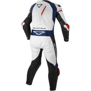 Combinezon de piele race 1 piesa MACNA MIZURO Negru/Alb 48, 16