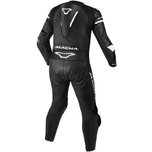 Combinezon de piele race 1 piesa MACNA MIZURO 54 Negru/Portocaliu/Alb, 12