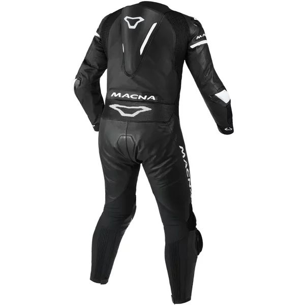 Combinezon de piele race 1 piesa MACNA MIZURO 54 Alb/Albastru/Rosu, 9